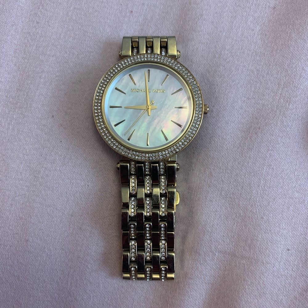 Gold Michael Kors watch